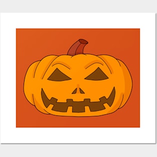 Halloween Pumpkin Posters and Art